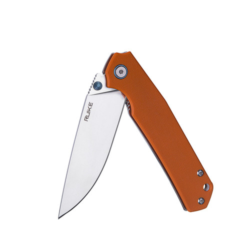 Fenix Ruike Orange and Silver Folding Knife