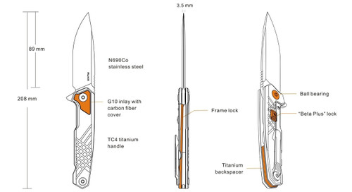 Fenix Ruike Premium and Titanium Folding Knife