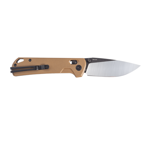 Fenix SRM Tan Handle Folding Knife with Partial Black Blade