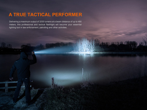 Fenix 3200 Lumen Tactical and Duty Flashlight