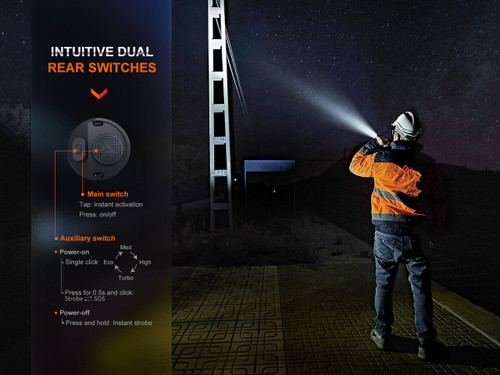 Fenix 3000 Lumen Cradle Charging Duty Flashlight