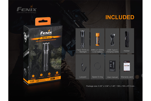 Fenix 3100 Lumen Tactical Flashlight
