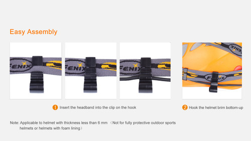 Fenix Set of 4 Helmet Attachment Hook