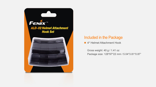 Fenix Set of 4 Helmet Attachment Hook