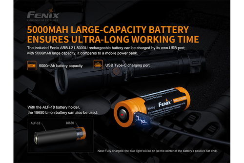 Fenix 3900 Foot Throw White Laser Flashlight