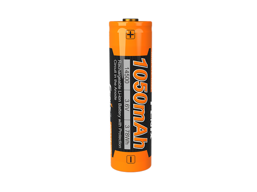 Fenix 14500 Rechargeable Battery, 1050mAh