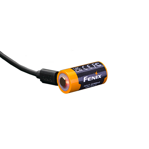 Fenix 16340 USB-C Rechargeable Battery, 800mAh