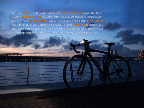 Fenix 600 Lumen Rechargeable Bike Light