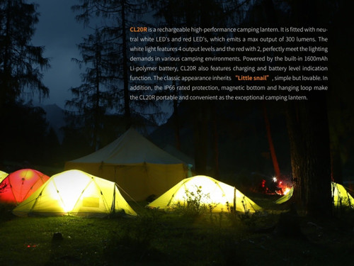Fenix 300 Lumen Rechargeable Camping Lantern
