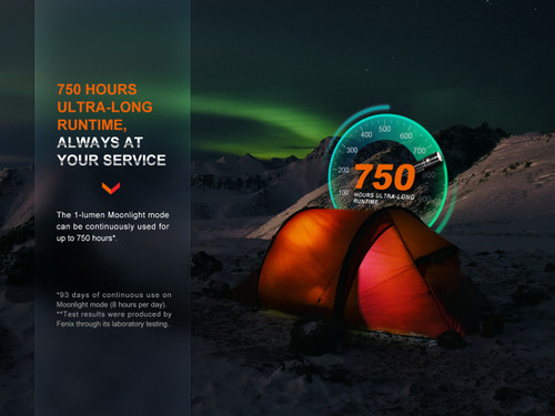Fenix 1700 Lumen High-Performance Outdoor Rechargeable Flashlight