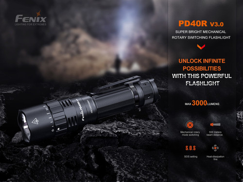 Fenix 3000 Lumen V3.0 Super Bright LED Rechargeable Flashlight