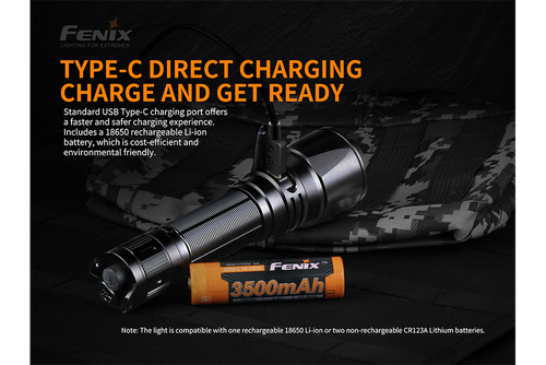 Fenix 1500 Lumen Tactical Rechargeable Flashlight