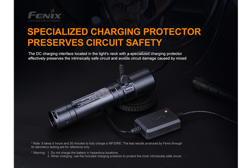 Fenix 280 Lumen Intrinsically Safe Rechargeable Flashlight