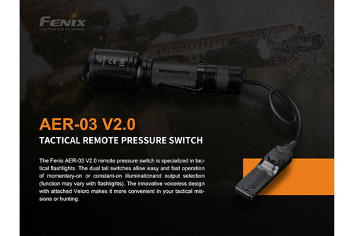 Fenix Tactical Remote Pressure Switch, Dual Tail Design