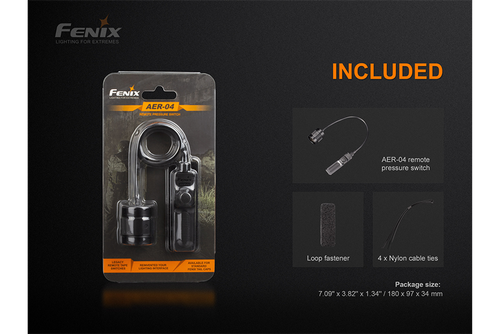 Fenix Tactical Remote Pressure Switch, Tail Diameter 1.1 in