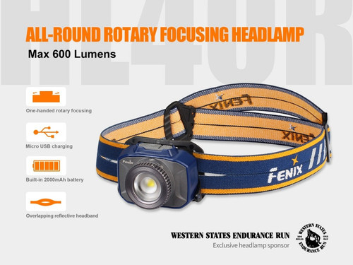 Fenix Focus-Beam Rechargeable Headlamp