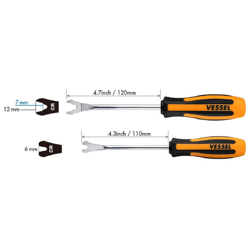 Vessel Tools Set of 2 Megadora Clip Remover
