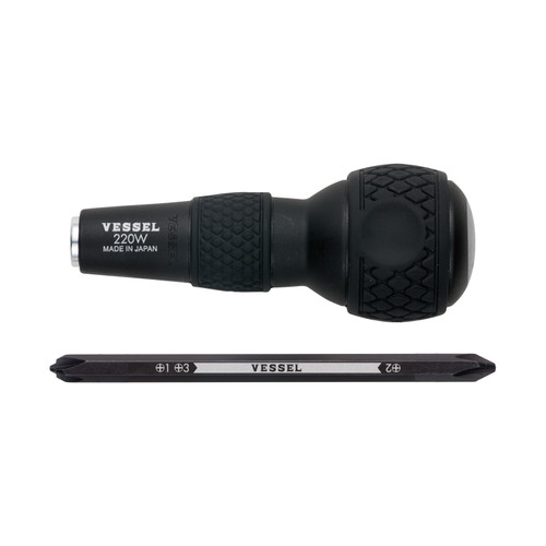 Vessel Tools Combi Plus Screwdriver, PH1 - PH3/PH2
