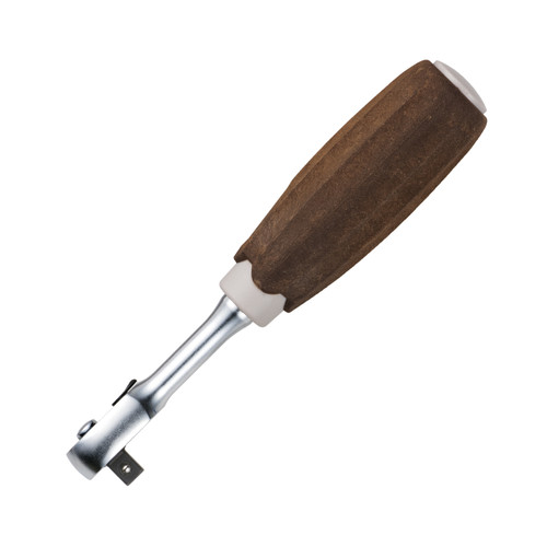 Vessel Tools 1/4 in Square Drive Wood-Compo Ratchet Handle