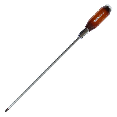 Vessel Tools Powerful Tang-Thru Screwdriver, PH2 x 300mm