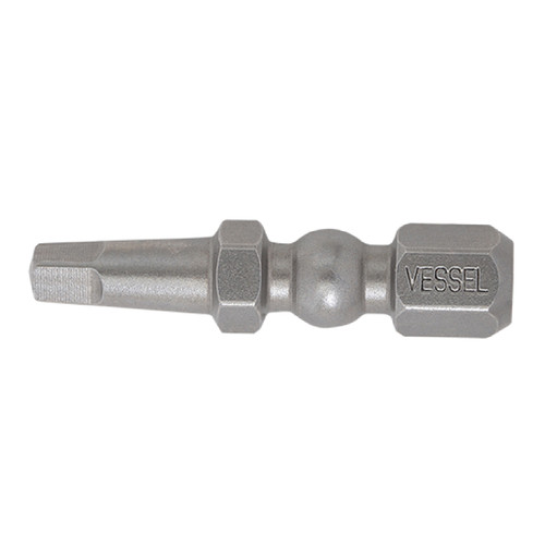 Vessel Tools Set of 25 Impact Ball Torsion Bit, SQ2 x 30mm