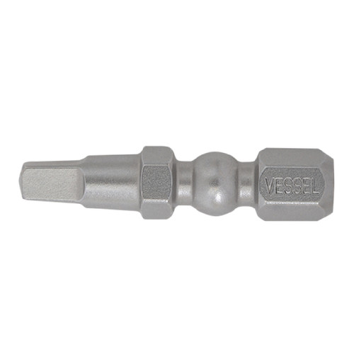 Vessel Tools Set of 25 Impact Ball Torsion Bit, SQ3 x 30mm