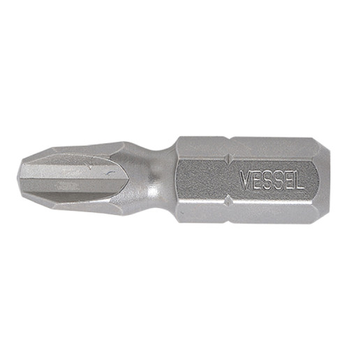 Vessel Tools Set of 25 Neck Torsion Insert Bit No. NT, PH3 x 25.4mm
