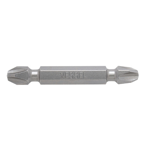Vessel Tools Set of 2 Neck Double-Ended Torsion Power Bit, PH3 x 50mm