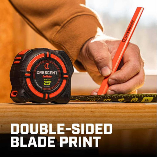 Lufkin 1-1/4" x 25' WORKHORSE NITE EYE Tape Measure - L1125NE