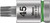 Wera 8767 B HF TX 45 x 38,5 mm Zyklop bit socket with 3/8" drive holding function 05003070001