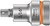 Wera 8740 B HF Hex-Plus SW 3/16" x 35 mm Zyklop bit socket with 3/8" drive holding function 05003085001