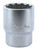 Wiha 33840, 1/2" Drive Socket, 12 Point, 24.0mm