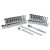 Wiha 33399, 49 Pc. 1/4" Socket Set Inch & Metric