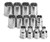 SK Tools - Set Socket 3/8dr Standard 12pt Metric 13pc - 89023