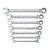 GEARWRENCH 7 Pc. 72-Tooth 12 Point Ratcheting Combination Metric Wrench Set 9417 Wrench Set