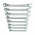 GEARWRENCH 8 Pc. 72-Tooth 12 Point Reversible Ratcheting Combination SAE Wrench Set 9533N Wrench Set