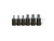 Wright Tool 6 Piece 1/2 in Drive Standard Metric Hex Bit Impact Socket Set, 6 - 17mm