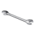 Wright Tool 15 deg and 60 deg Double Angle Satin Open End Wrench, 1-1/2 in x 1-1/2 in