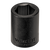 Wright Tool 3/8 in Drive 6-Point Standard SAE Black Oxide Impact Socket, 7/16 in