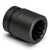 Wright Tool 1 in Drive 12-Point Standard SAE Black Oxide Impact Socket, 1-1/16 in