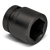 Wright Tool 1 in Drive 6-Point Standard SAE Black Oxide Impact Socket, 2-3/8 in