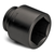 Wright Tool 2-1/2 in Drive 6-Point Standard SAE Black Oxide Impact Socket, 1-3/4 in