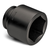 Wright Tool 2-1/2 in Drive 6-Point Standard SAE Black Oxide Impact Socket, 4-1/8 in