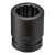 Wright Tool 3/4 in Drive 12-Point Standard SAE Black Oxide Impact Socket, 13/16 in