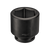 Wright Tool 1-1/2 in Drive 6-Point Standard Metric Black Oxide Impact Socket, 105mm