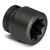 Wright Tool 1 in Drive 8-Point Standard SAE Black Oxide Double Square Railroad Impact Socket, 1-5/16 in