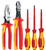 Knipex 9K 98 98 22 US KN | 5 Pc Pliers/Screwdriver Tool Set, 1000V Insulated