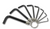 ASAHI Short Type Hexagon Key Wrench Set on Ring, 8 Pieces, Metric - ARS0810