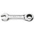 Beta Tools 12 x 12, 12 Point Ratcheting Combination Wrench, Stubby