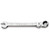 Beta Tools 19 x 19, 12 Point Flex Head, Ratcheting Combination Wrench, Chrome-Plated